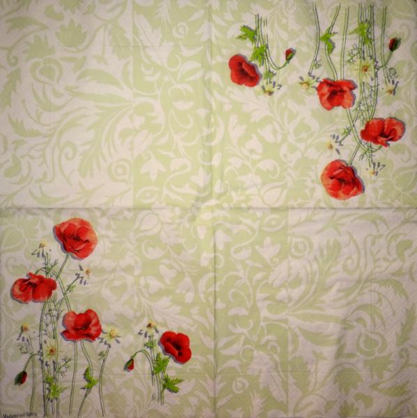 061 Anemones, Poppy - Madame est Servie